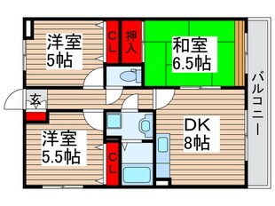 グレーシャス市川の物件間取画像